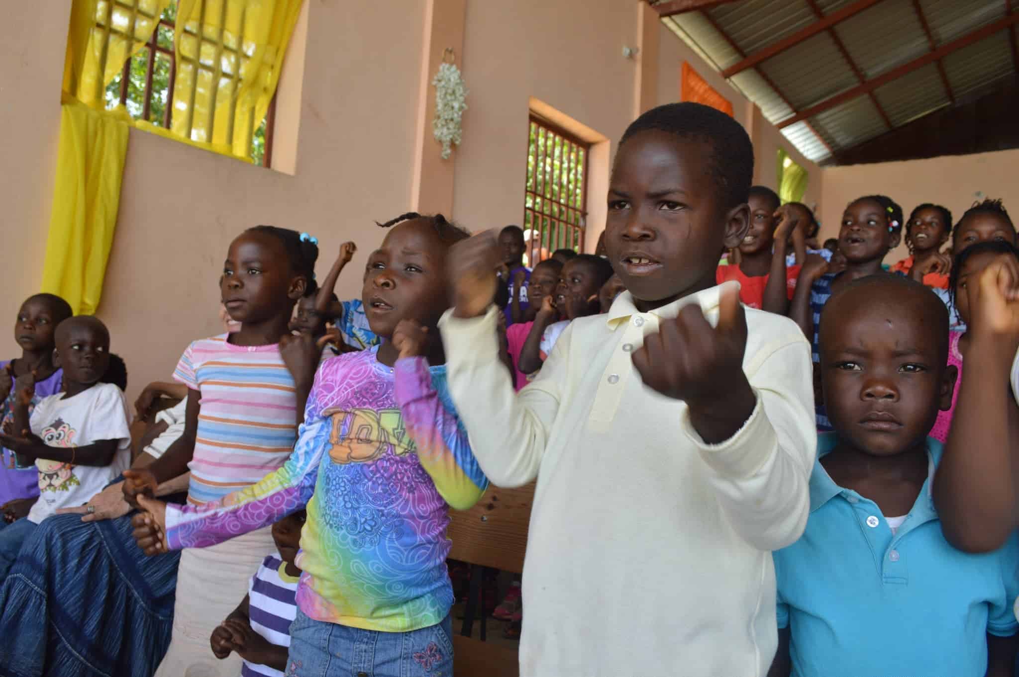 Children Worshipping