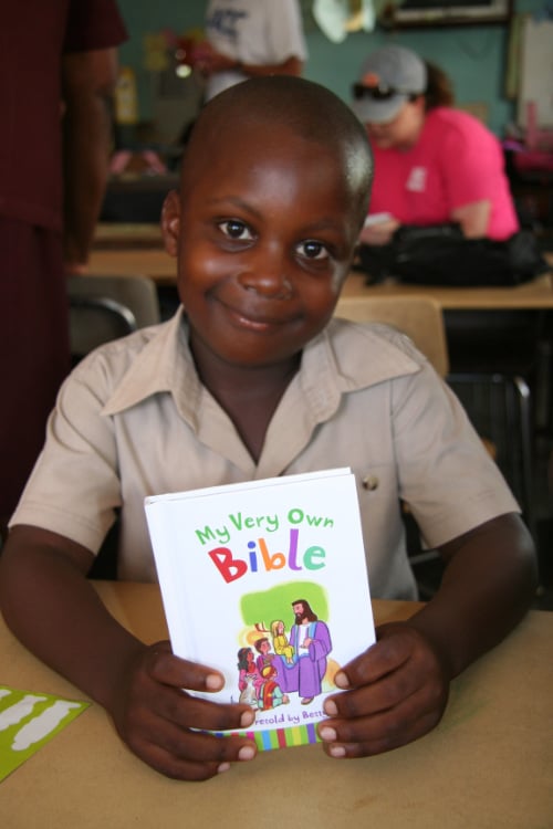 Child with Bible